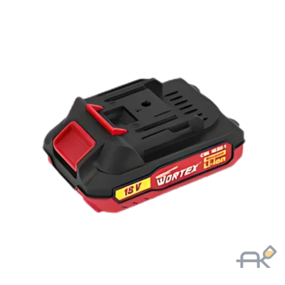 Аккумулятор WORTEX CBL 1820-1 18.0 В. 2.0 А*ч. Li-Ion ALL1 (18.0 В. 2.0 А*ч. индикатор заряда. обрезиненный корпус) (0329193)